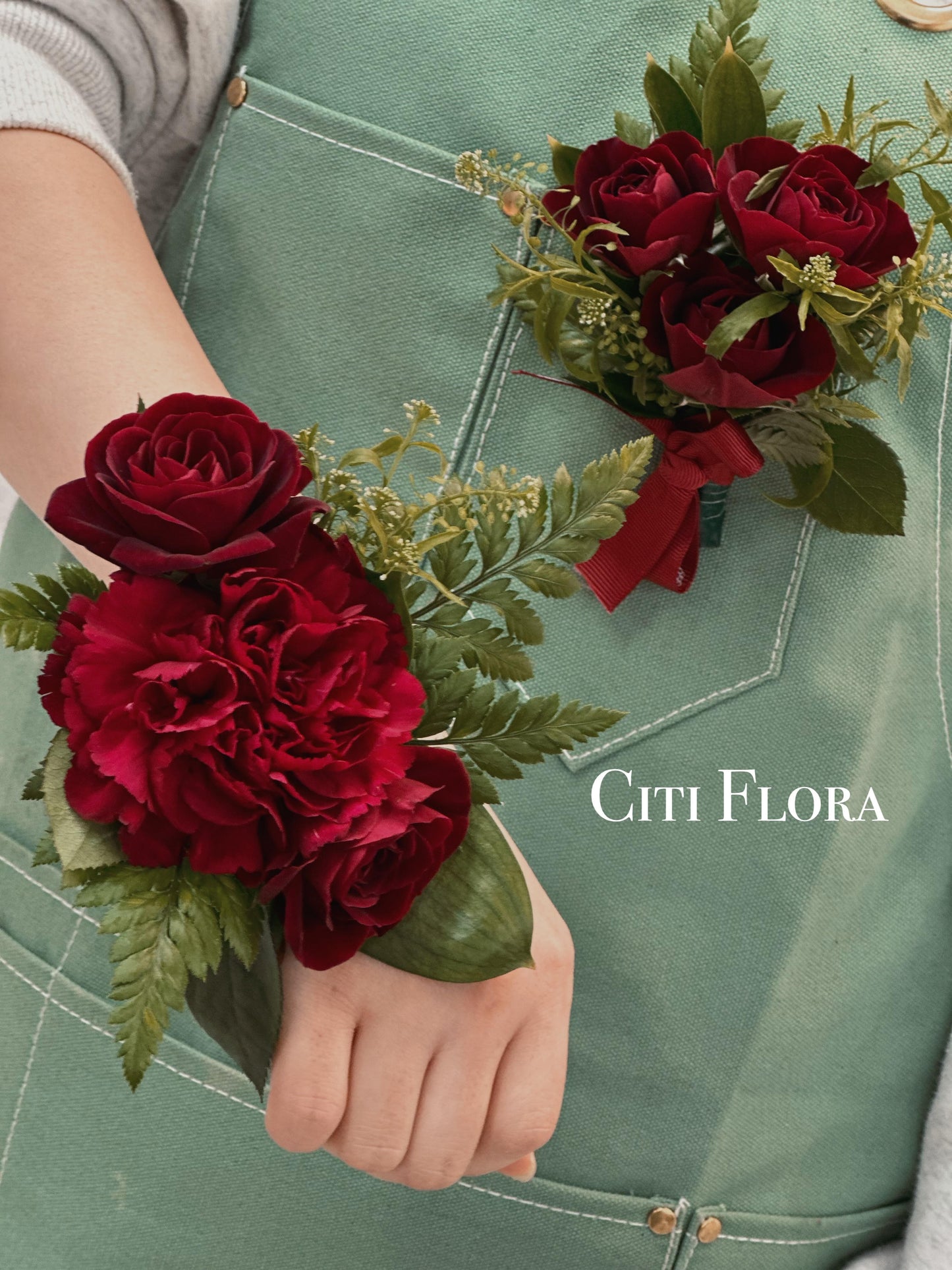 (W1) Corsage + Boutonnière