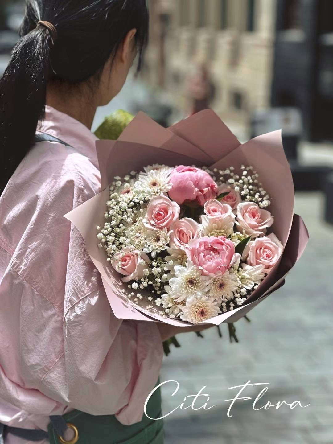 (W2) Pastel wedding Bouquet