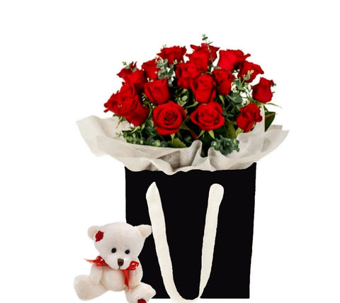 (AV13) Box of Red Roses