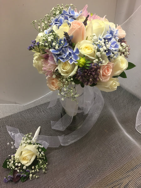 (W2) Pastel wedding Bouquet